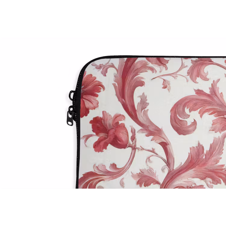 Laptophoes - Barok - Patroon - Rood — 6