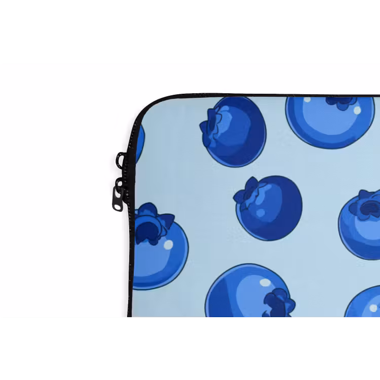 Laptophoes - Bessen - Modern - Blauw — 6