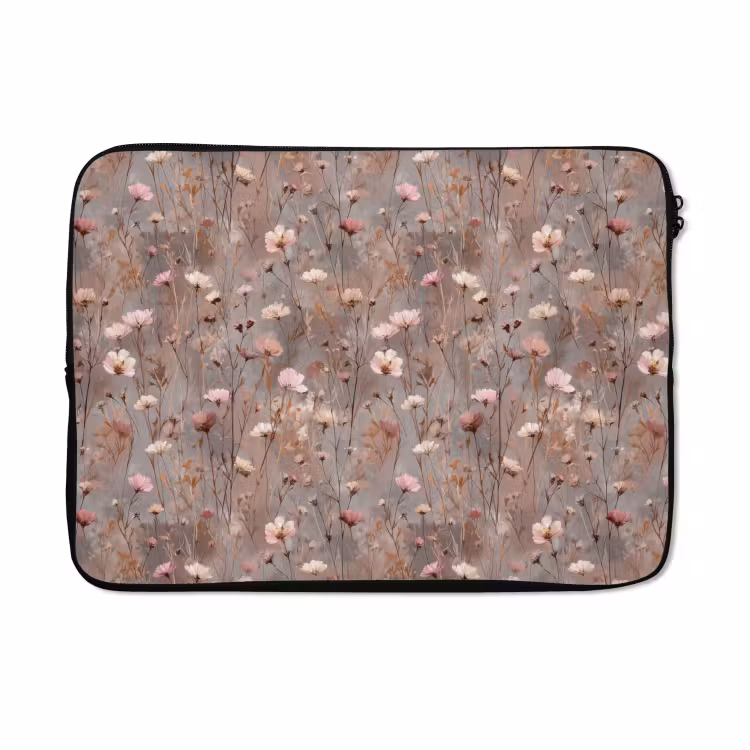 Laptophoes - Bloemen - Wild - Pastel — 5