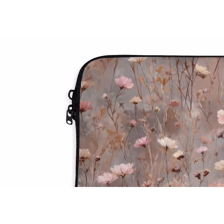 Laptophoes - Bloemen - Wild - Pastel — 6