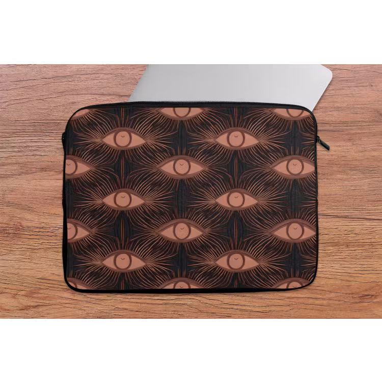Laptophoes - Boheems - Oog - Bruin — 2
