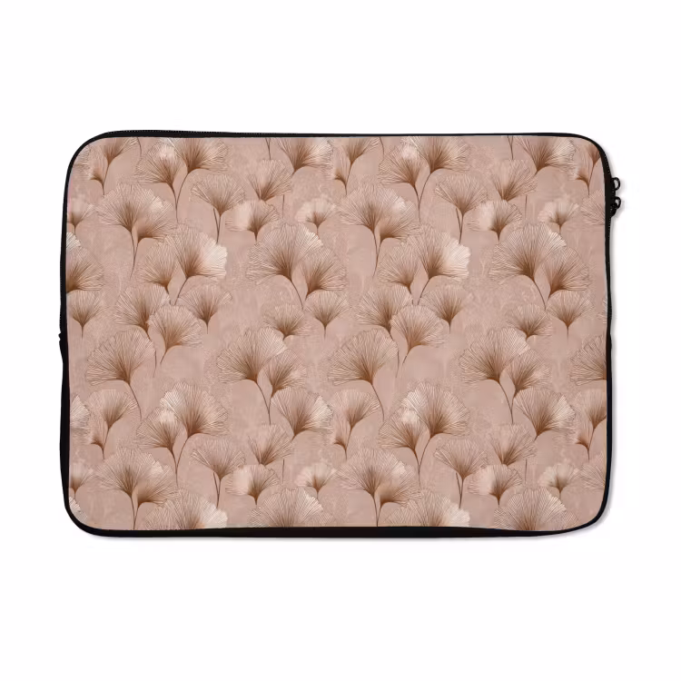 Laptophoes - Ginkgo - Patroon - Roze — 5
