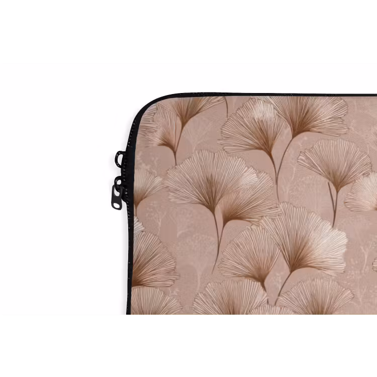 Laptophoes - Ginkgo - Patroon - Roze — 6