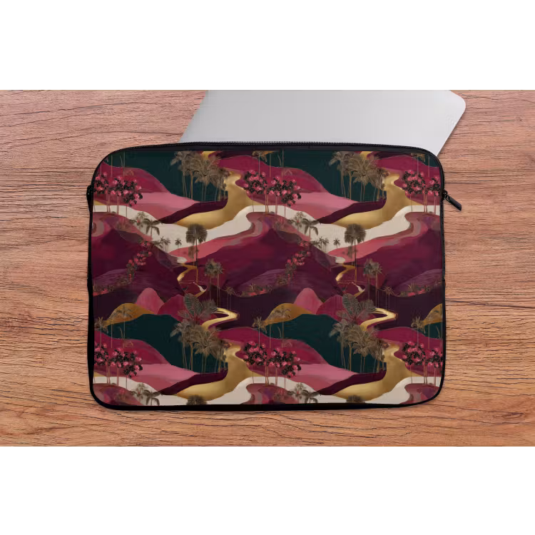 Laptophoes - Magisch - Palmbomen - Goud — 2