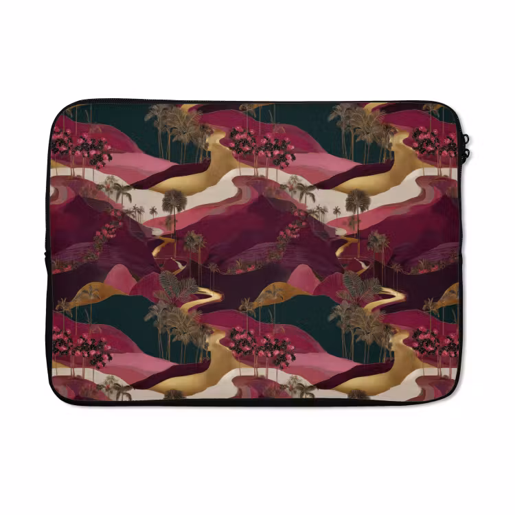 Laptophoes - Magisch - Palmbomen - Goud — 5