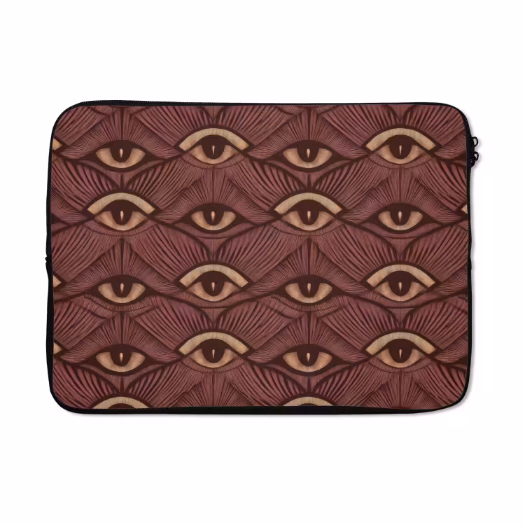 Laptophoes - Mystiek - Ogen - Bruin — 5