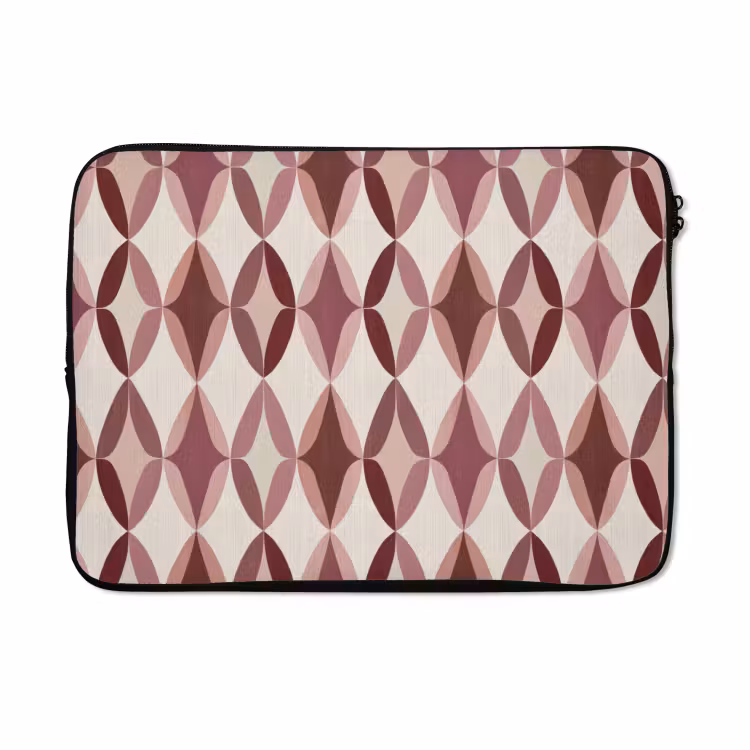 Laptophoes - Ovaal - Textuur - Roze — 5