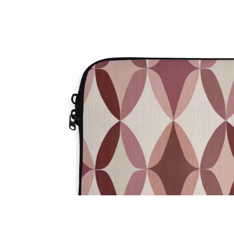 Laptophoes - Ovaal - Textuur - Roze — 6
