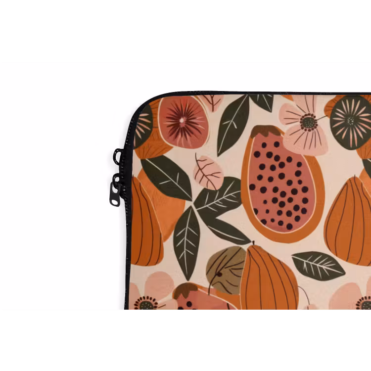 Laptophoes - Papaja - Bloesem - Oranje — 6