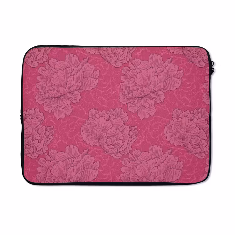 Laptophoes - Pioenrozen - Energiek - Roze — 5