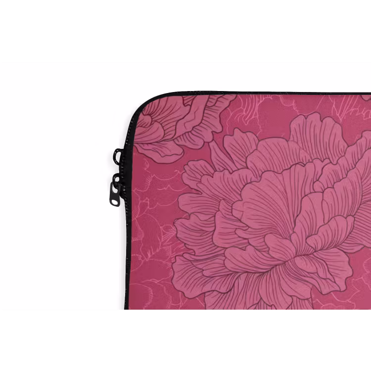 Laptophoes - Pioenrozen - Energiek - Roze — 6