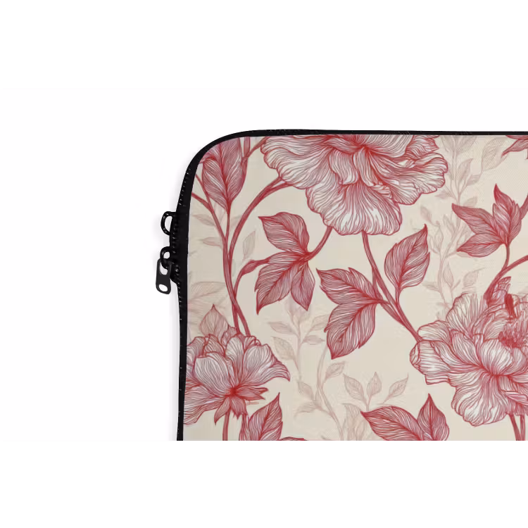Laptophoes - Pioenrozen - Modern - Rood — 6