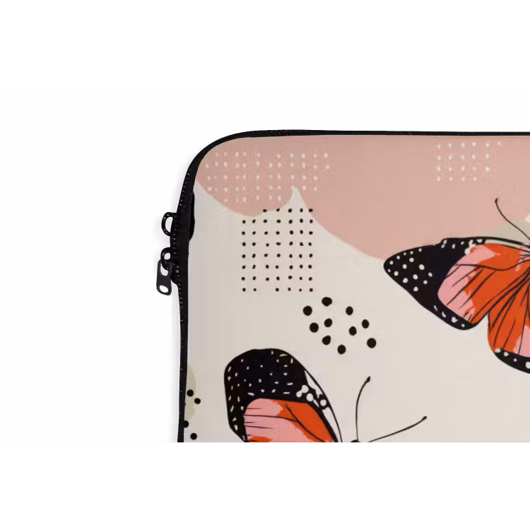 Laptophoes - Vlinders - Retro - Kleurrijk — 6