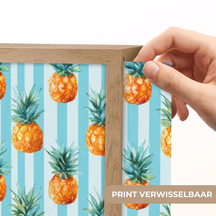 Lightbox - Wandlamp - Ananas - Strepen - Groen — 5