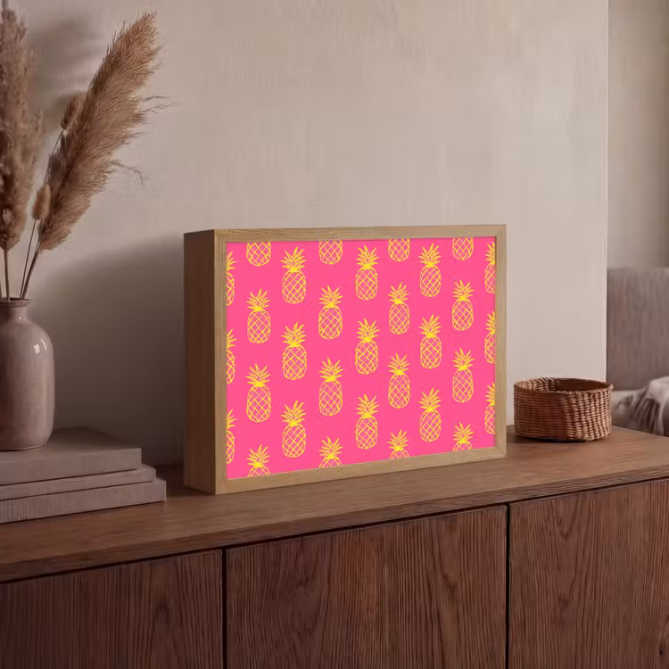 Lightbox - Wandlamp - Ananas - Trendy - Roze — 4