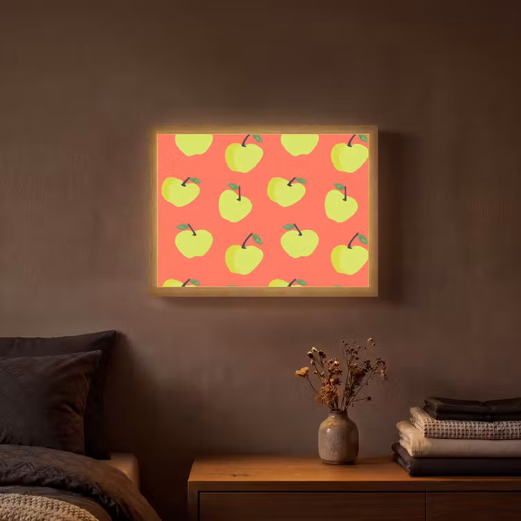 Lightbox - Wandlamp - Appels - Modern - Groen — 3