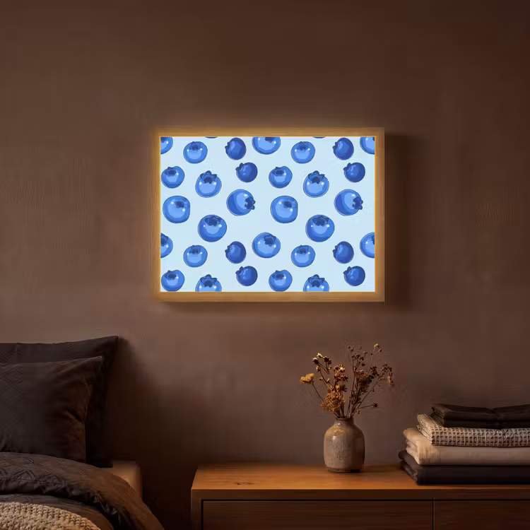 Lightbox - Wandlamp - Bessen - Modern - Blauw — 3