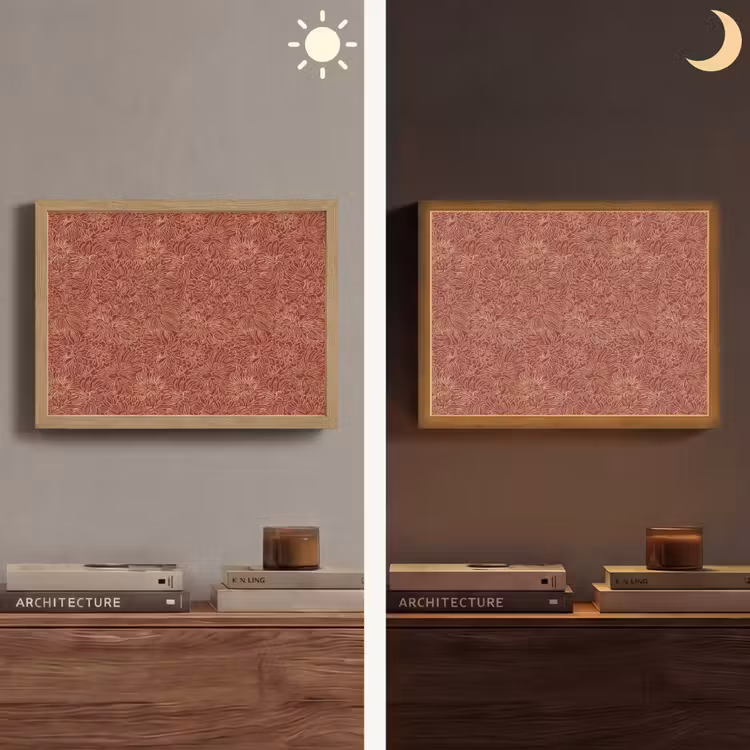 Lightbox - Wandlamp - Bloemen - Motief - Rood — 6