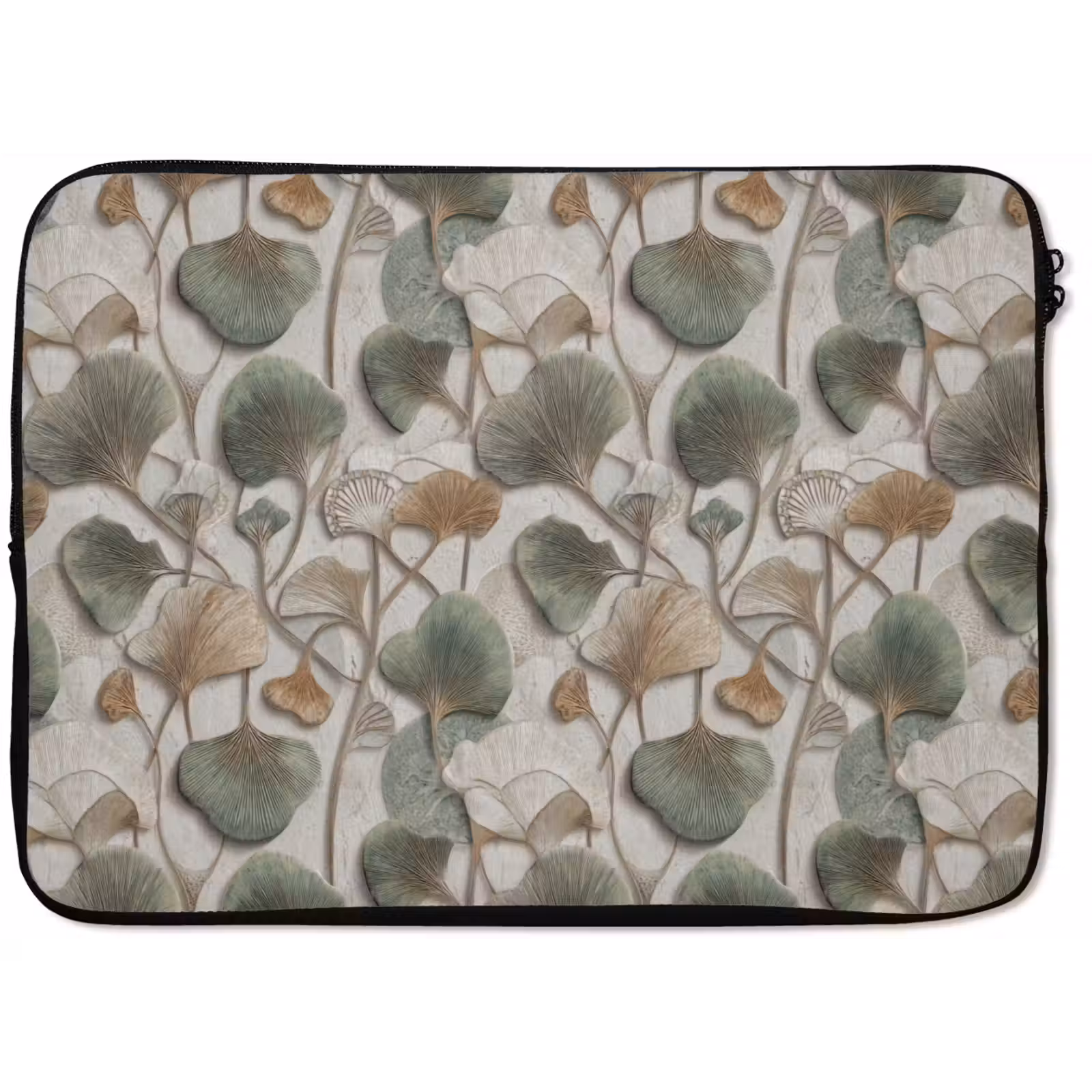 Laptophoes - Elegant - Bladeren - Groen — 1