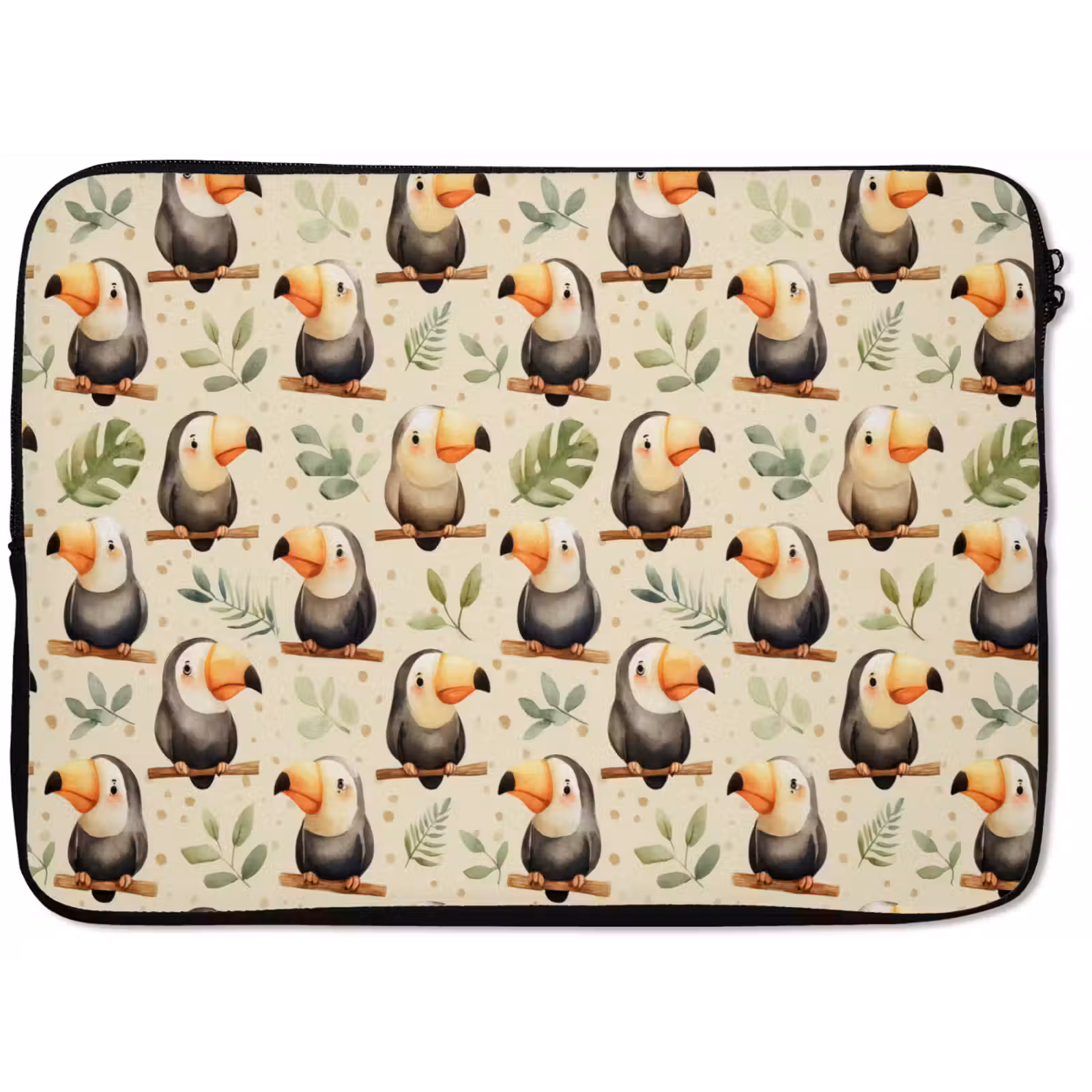 Laptophoes - Toekans - Exotisch - Kleurrijk — 1