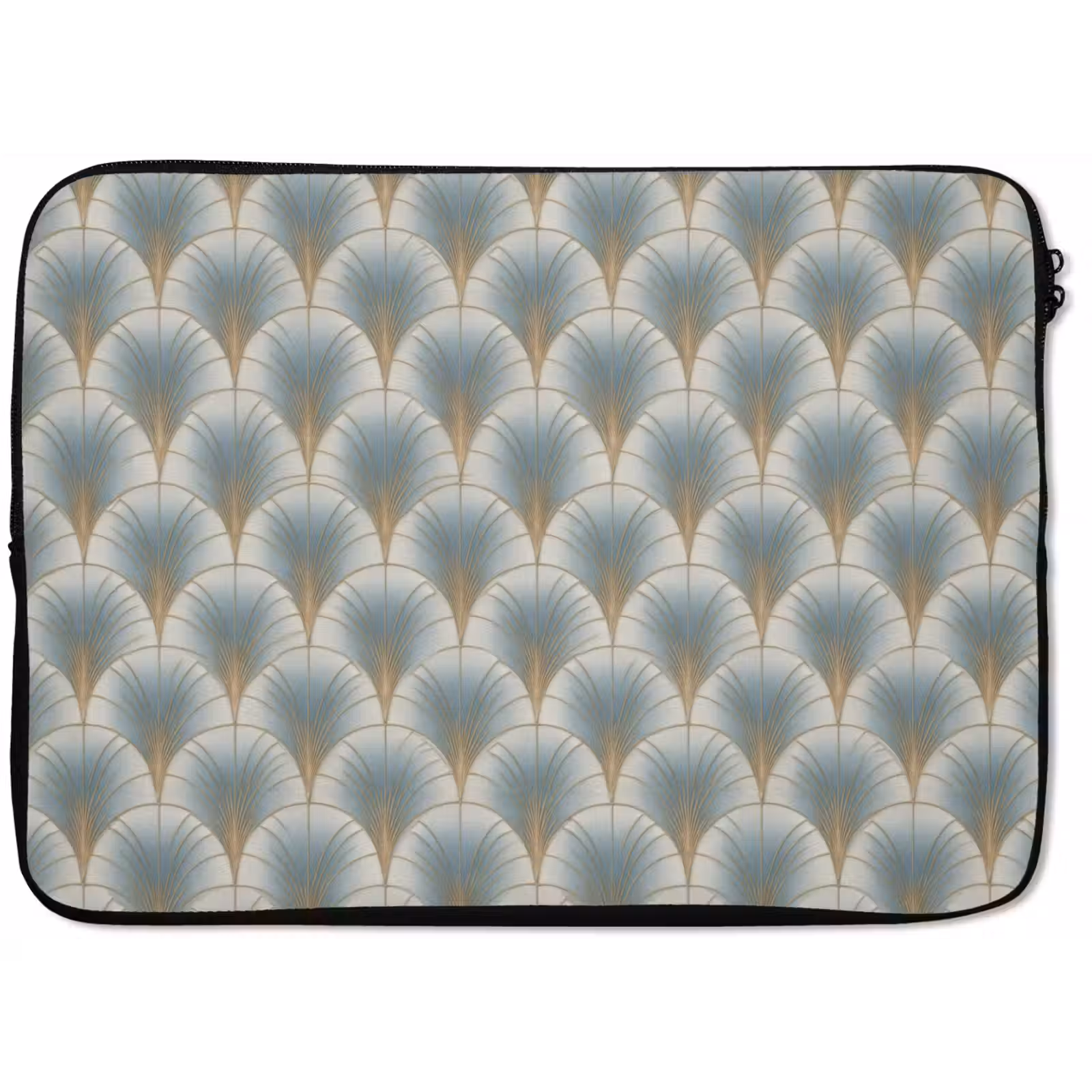 Laptophoes - Waaier - Klassiek - Blauw — 1