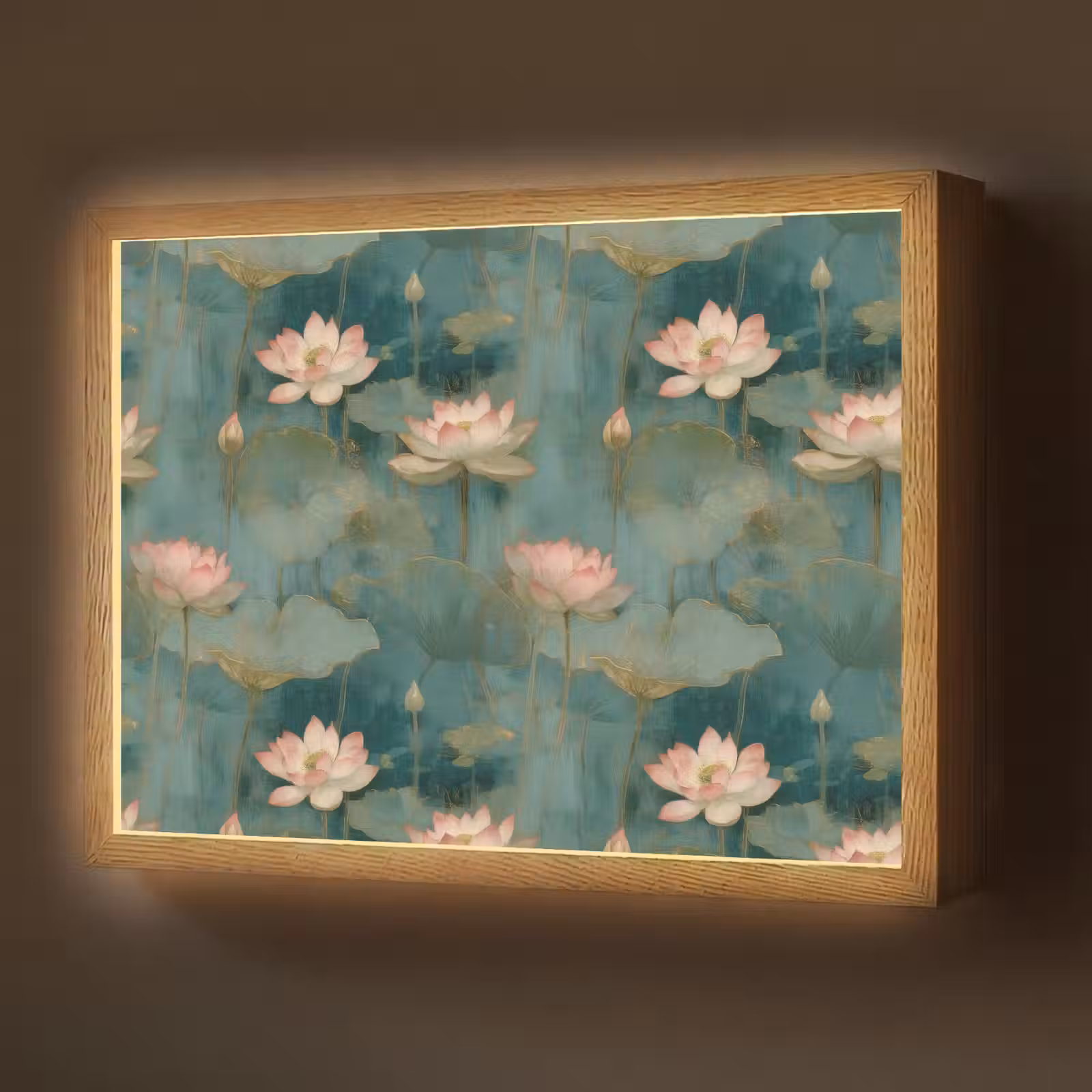 Lightbox - Wandlamp - Botanisch - Bloemen - Roze — 1