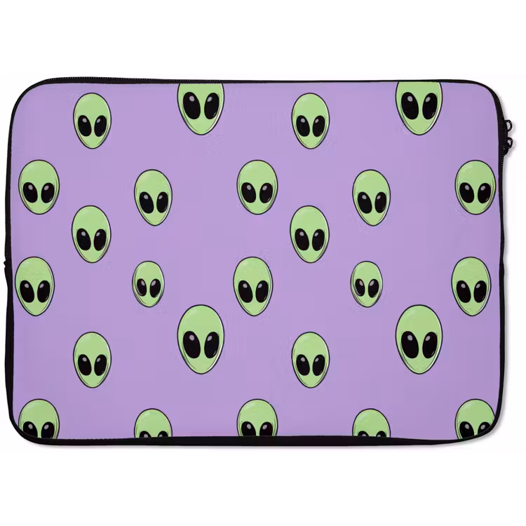 Laptophoes - Alien - Retro - Lila — 1