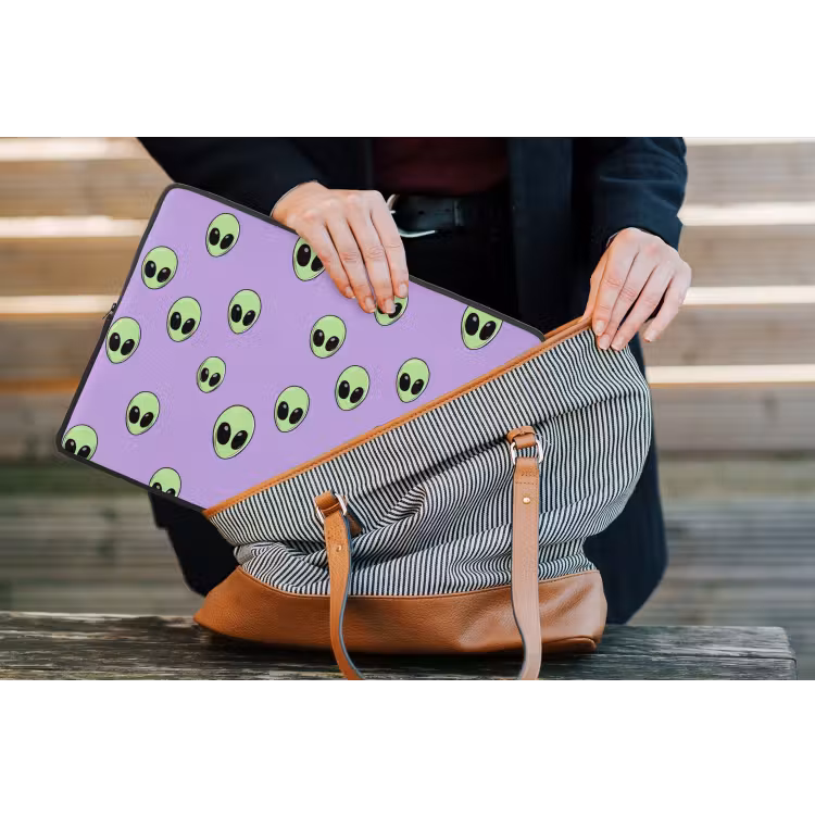 Laptophoes - Alien - Retro - Lila — 4