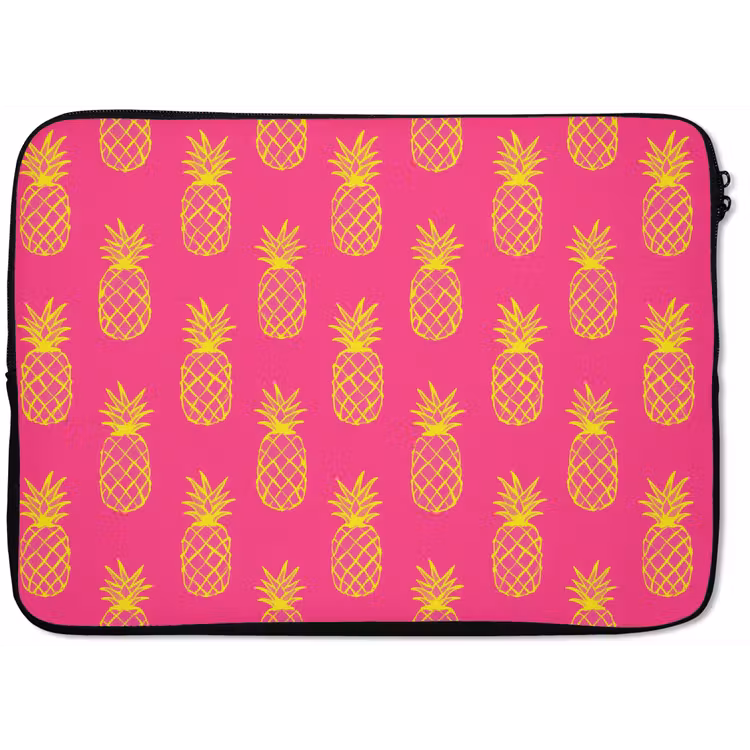 Laptophoes - Ananas - Trendy - Roze — 1