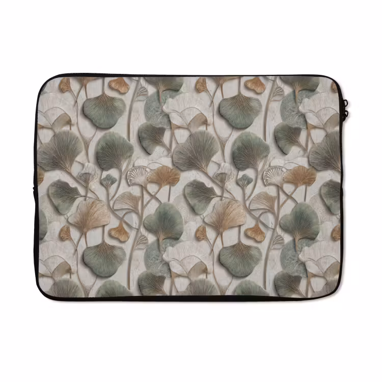 Laptophoes - Elegant - Bladeren - Groen — 5