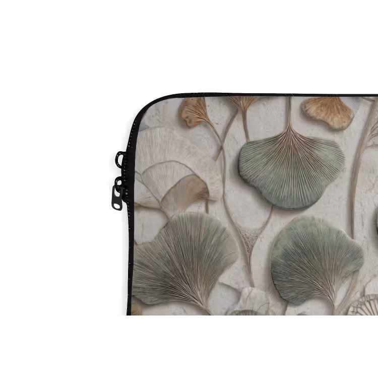 Laptophoes - Elegant - Bladeren - Groen — 6