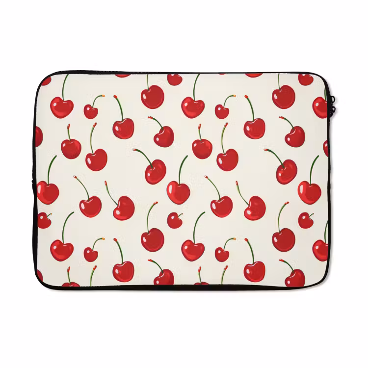 Laptophoes - Kersen - Minimalistisch - Rood — 5