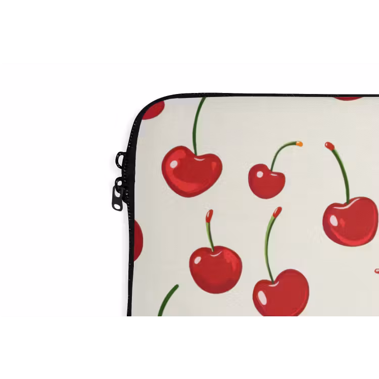 Laptophoes - Kersen - Minimalistisch - Rood — 6