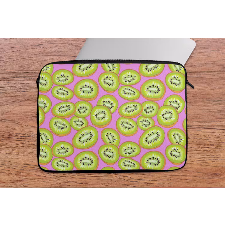 Laptophoes - Kiwi - Speels - Groen — 2