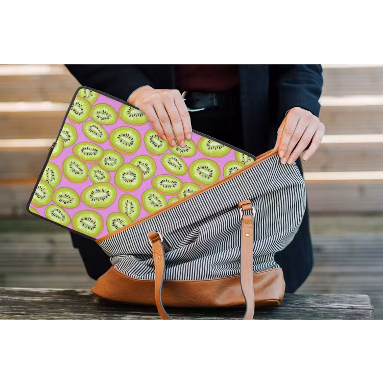 Laptophoes - Kiwi - Speels - Groen — 4