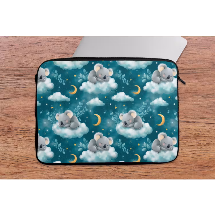 Laptophoes - Koala's - Betoverend - Blauw — 2
