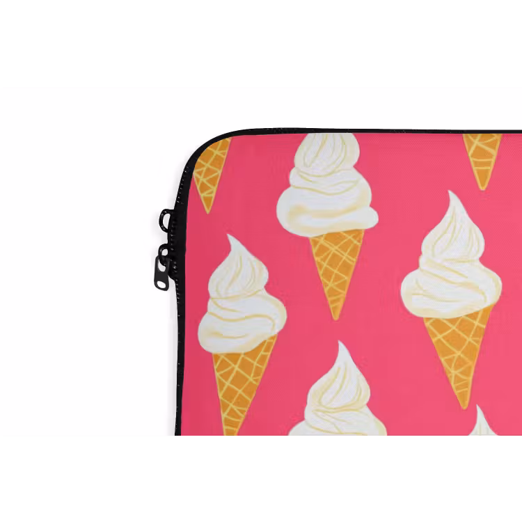 Laptophoes - Softijs - Horentje - Roze — 6