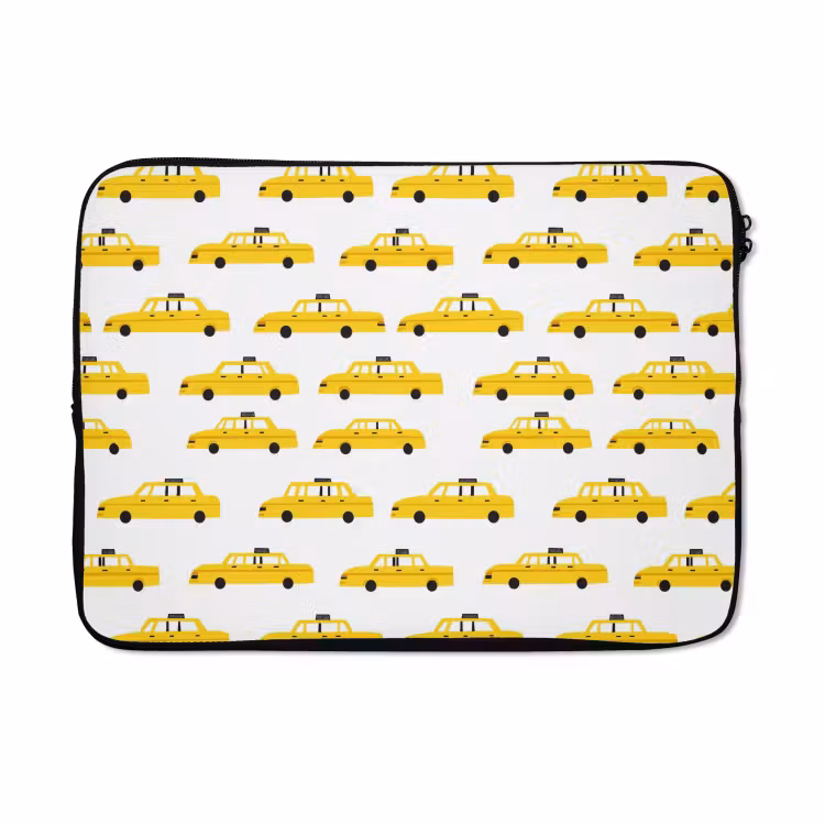 Laptophoes - Taxi - Iconisch - Geel — 5