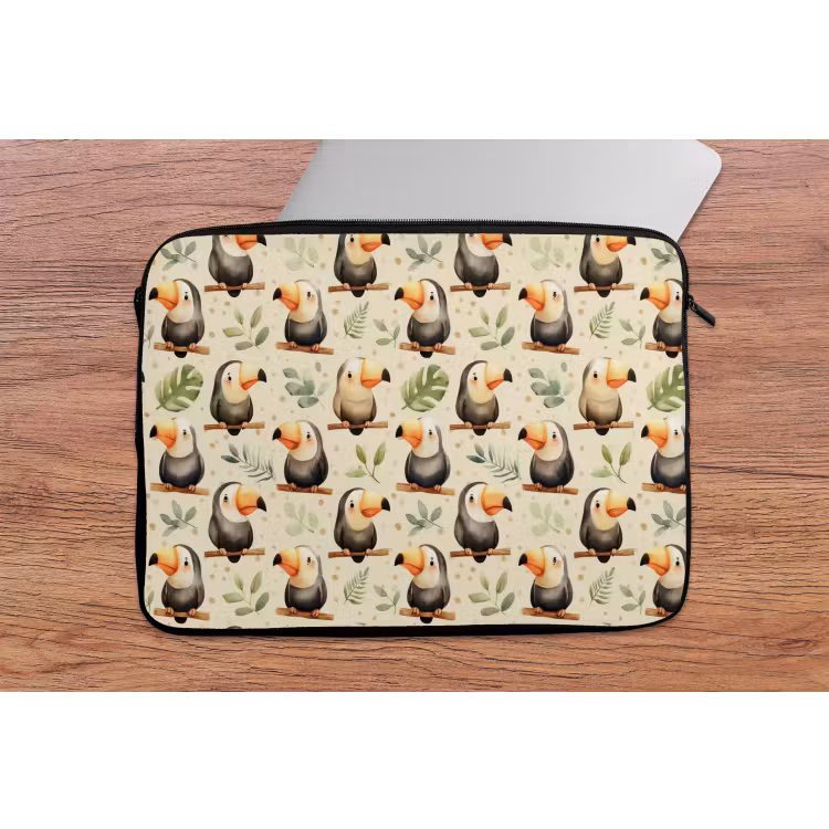Laptophoes - Toekans - Exotisch - Kleurrijk — 2