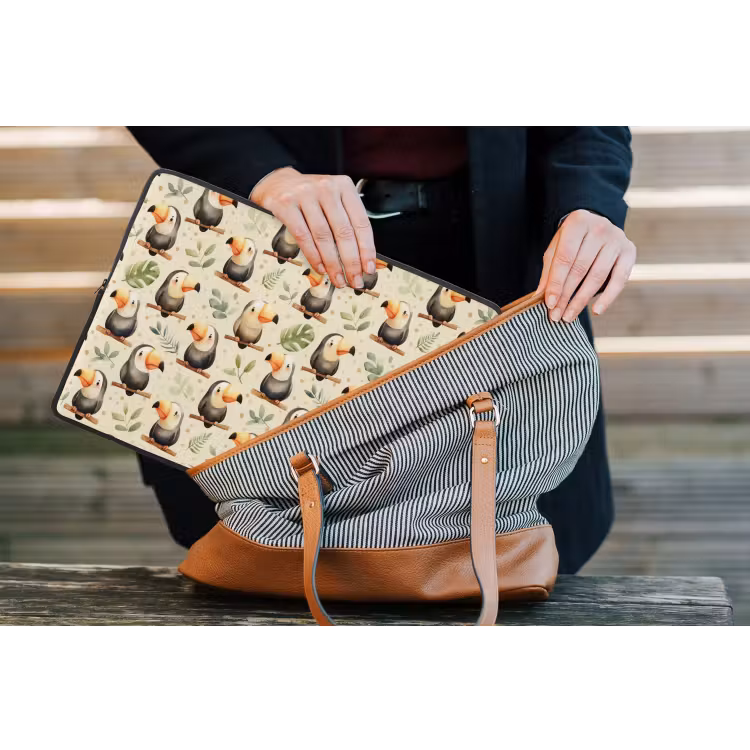 Laptophoes - Toekans - Exotisch - Kleurrijk — 4
