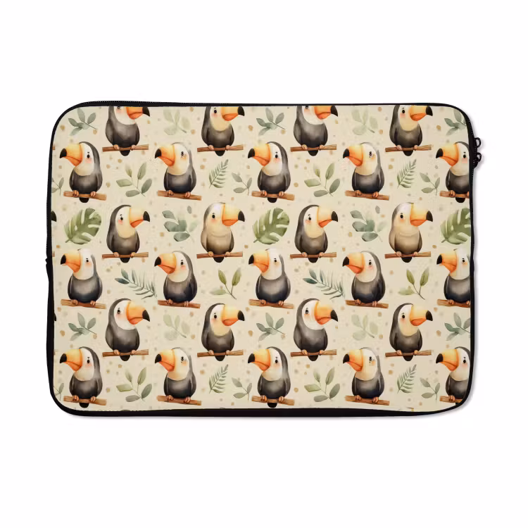 Laptophoes - Toekans - Exotisch - Kleurrijk — 5