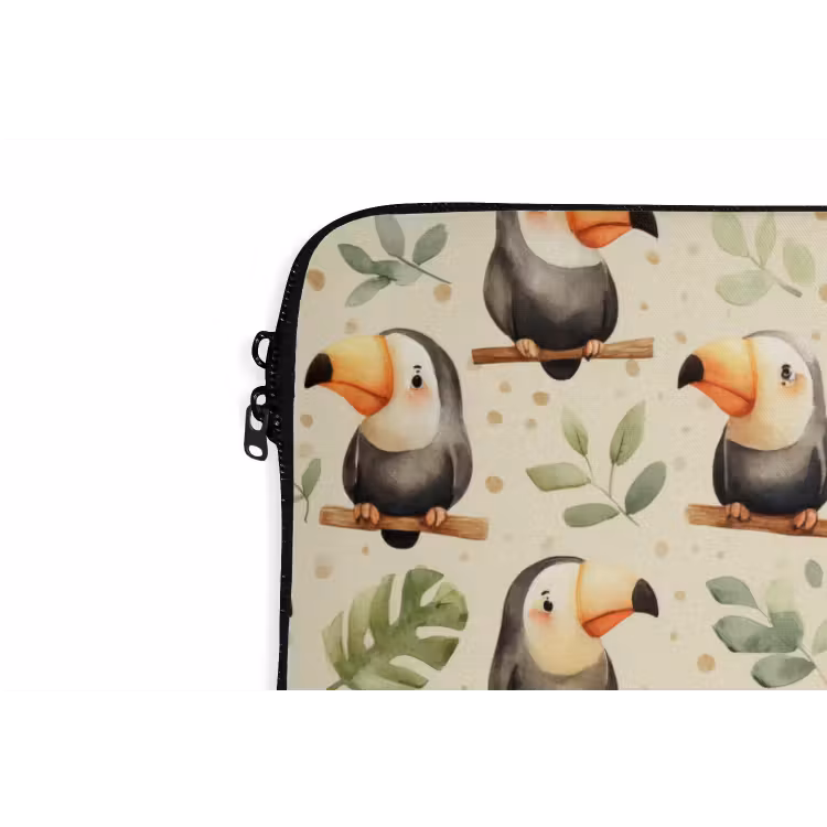 Laptophoes - Toekans - Exotisch - Kleurrijk — 6