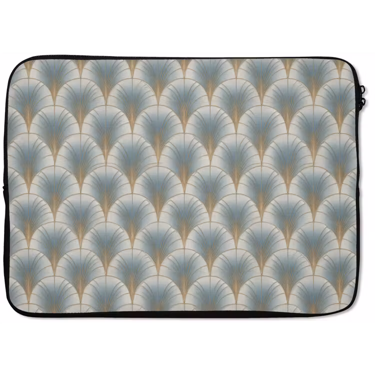 Laptophoes - Waaier - Klassiek - Blauw — 1