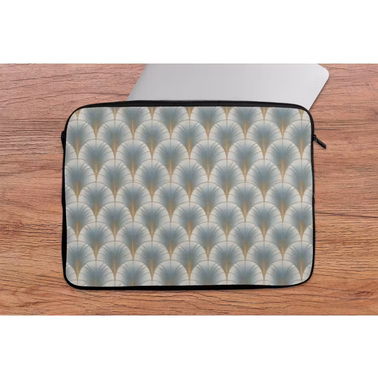 Laptophoes - Waaier - Klassiek - Blauw — 2