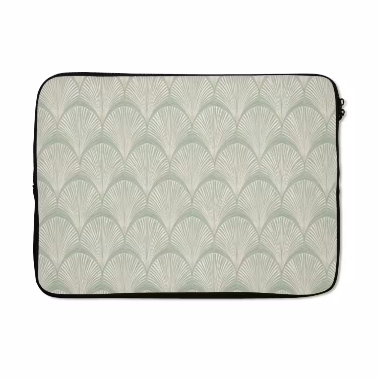 Laptophoes - Waaiers - Patroon - Groen — 5
