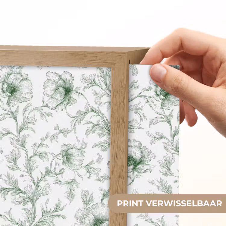 Lightbox - Wandlamp - Bloemen - Getekend - Groen — 5