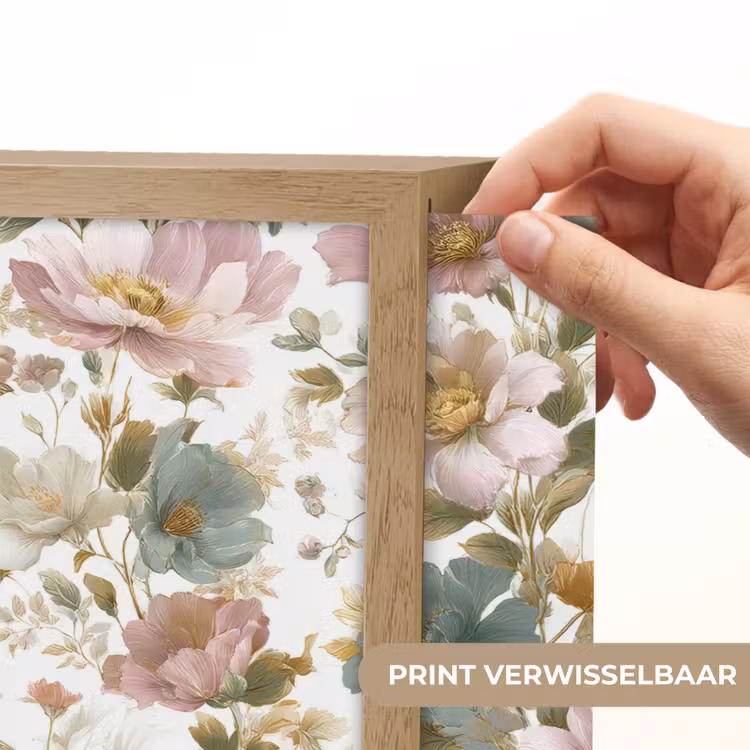 Lightbox - Wandlamp - Bloemen - Patroon - Pastel — 5