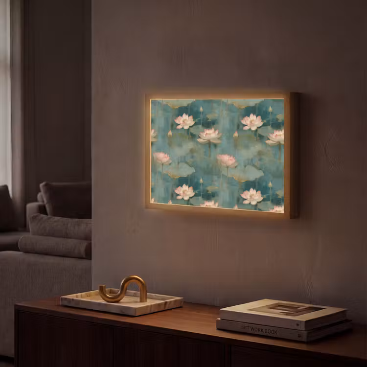 Lightbox - Wandlamp - Botanisch - Bloemen - Roze — 2