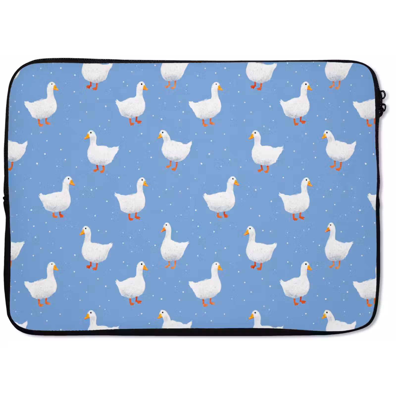 Laptophoes - Ganzen - Elegant - Blauw — 1