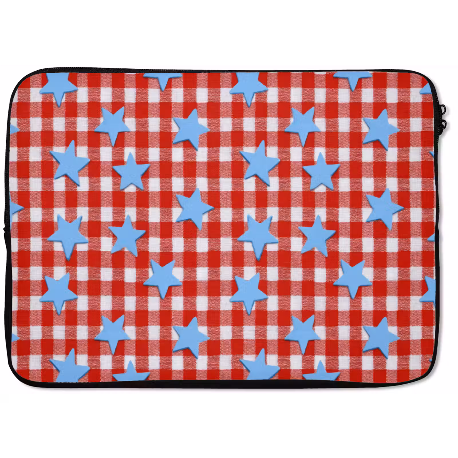 Laptophoes - Ruit - Sterren - Rood — 1